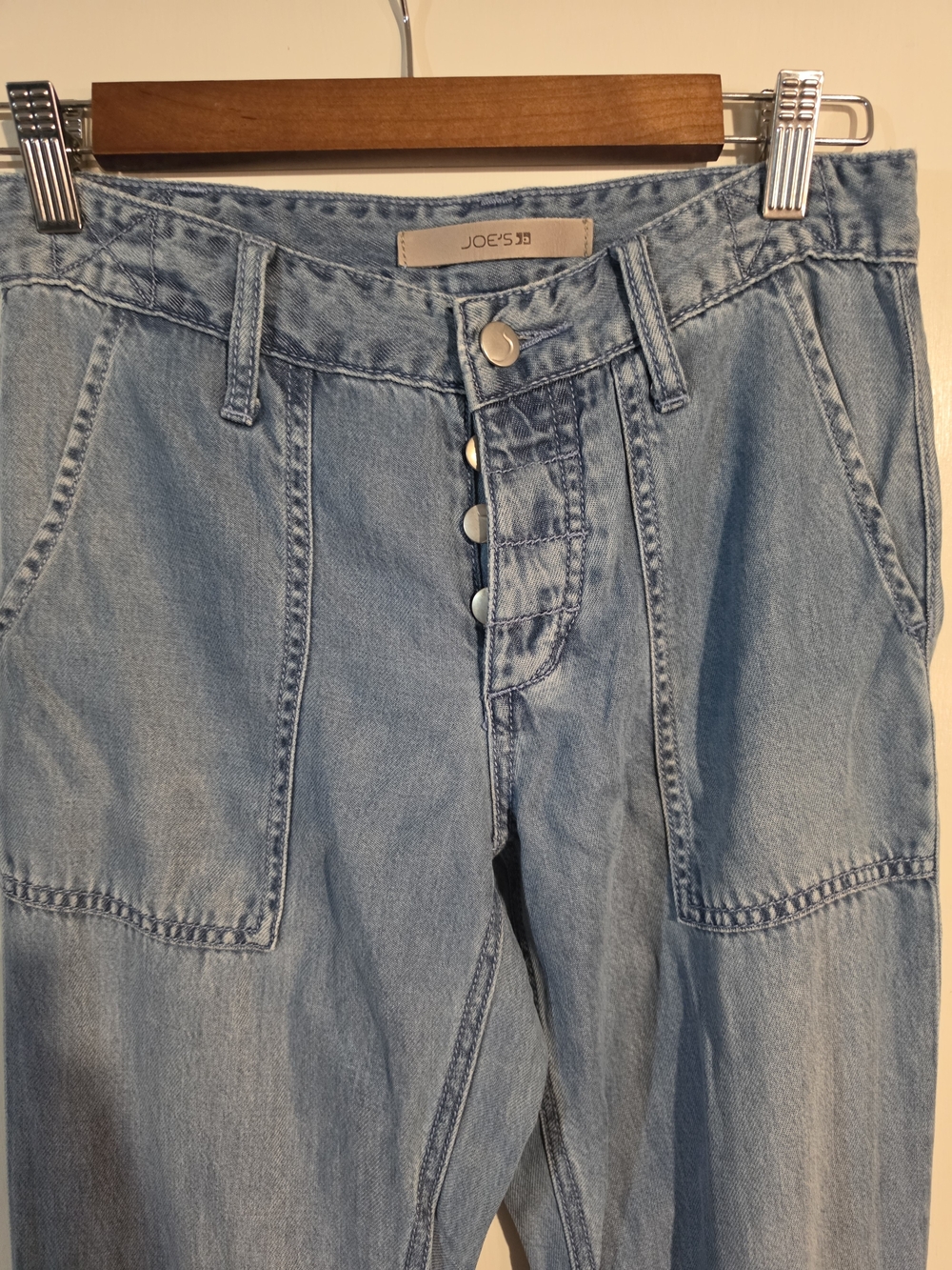 JOE'S Jeans Light Blue  Button-Fly Denim Jeans